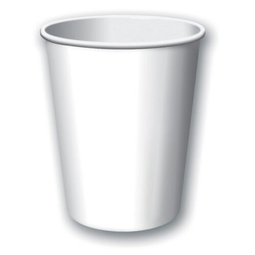 Puodeliai, balti (8 vnt./270 ml)