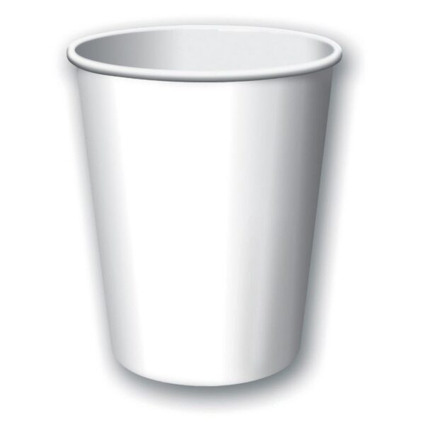 Puodeliai, balti (8 vnt./270 ml)