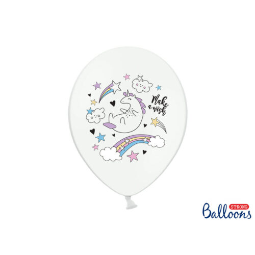 Balionas "Linksmasis vienaragis" 30 cm. (1 vnt.)