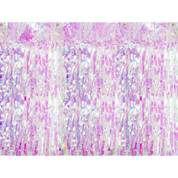 Folinė užuolaida-lietutis. perlamutrinė (90x250 cm)