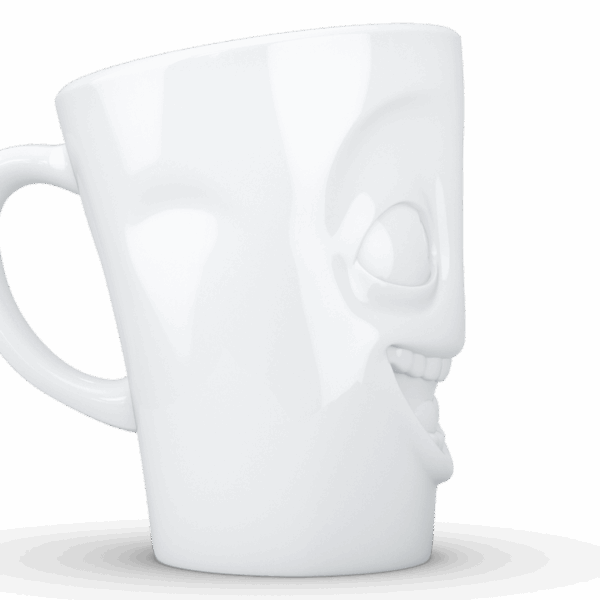 T018501_Mug_Witzig_Weiss_0005 Porcelianinis puodelis su ąsele "Joking", baltas 350ml