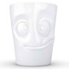 T018601_Mug_Lecker_Weiss_0001 Porcelianinis puodelis su ąsele "Tasty", baltas 350ml