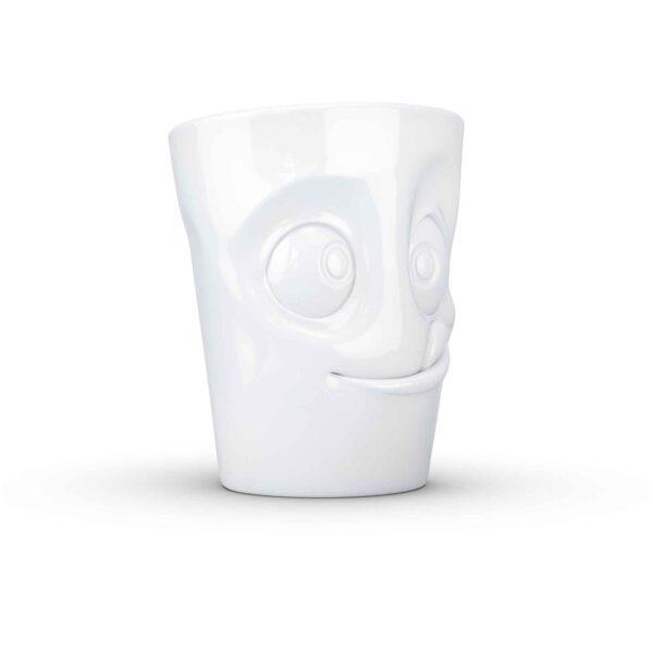 T018601_Mug_Lecker_Weiss_0004 Porcelianinis puodelis su ąsele "Tasty", baltas 350ml