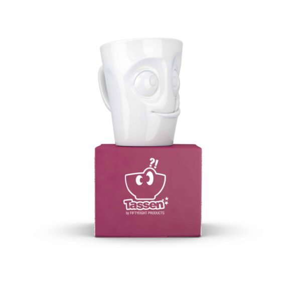 T018601_Mug_Lecker_Weiss_0009 Porcelianinis puodelis su ąsele "Tasty", baltas 350ml