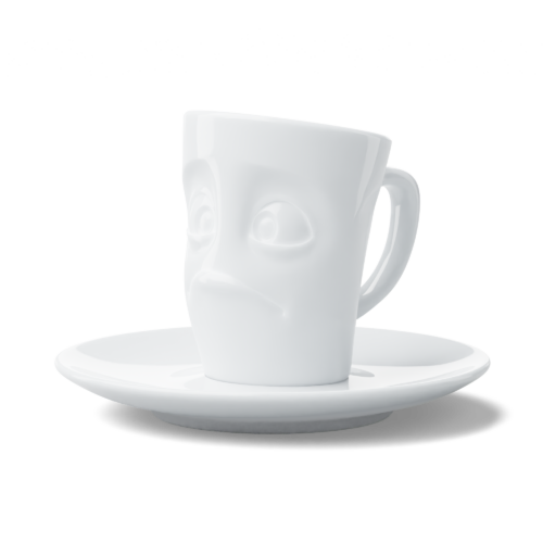T021301_EspressoMug_80_Verdutzt_Weiss_02 Espreso puodelis su ąsele "Baffled", 80 ml