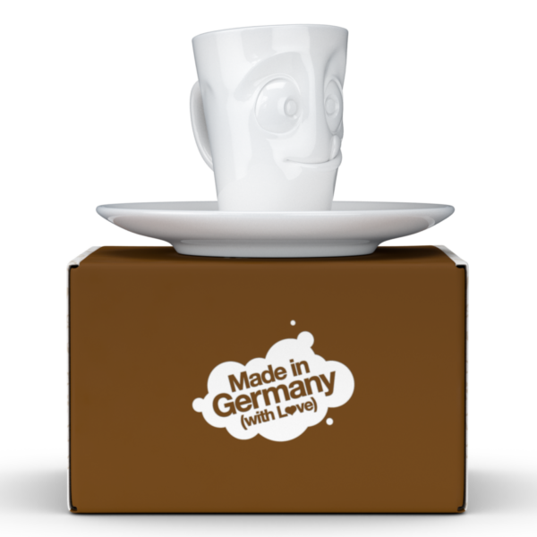 Espreso puodelis su ąsele "Tasty", 80 ml