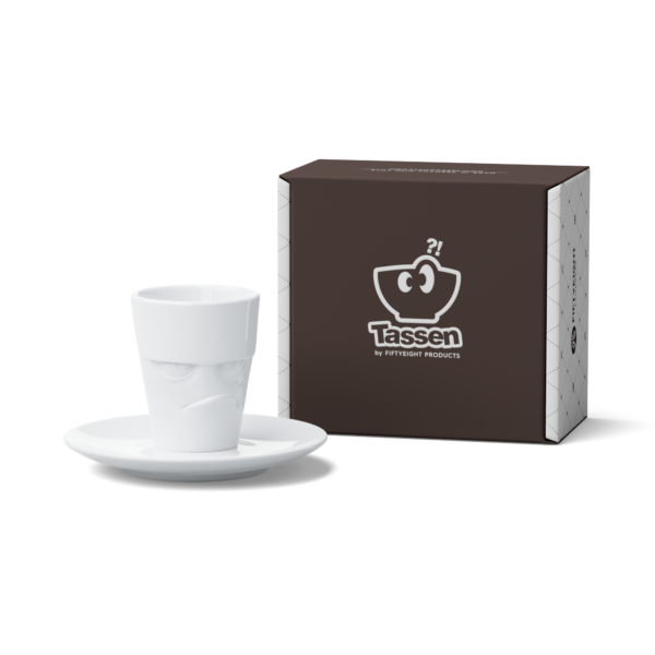 Espreso puodelis su ąsele "Grumpy", 80 ml