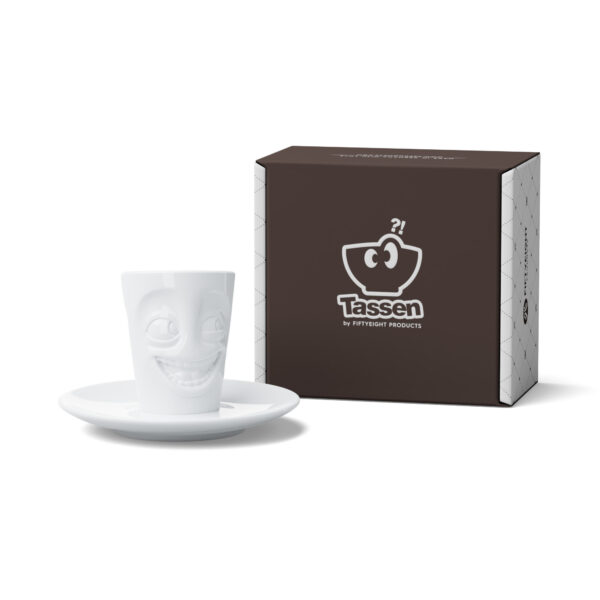 Espreso puodelis su ąsele "Joking", 80 ml
